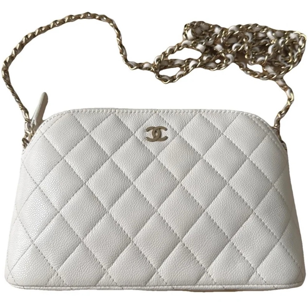 Chanel Cream Quilted Women's Bag